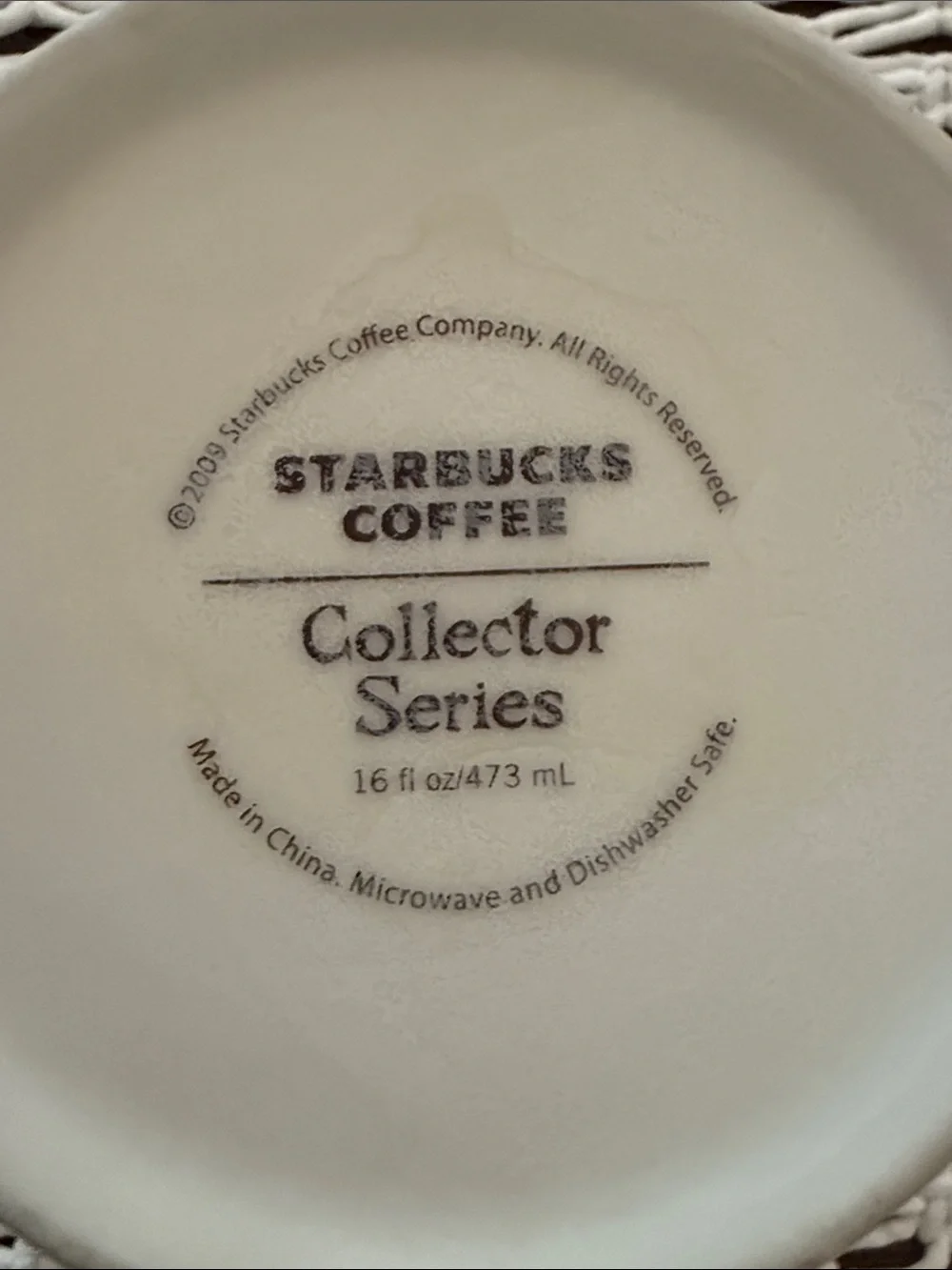 2009 Retired Starbucks North Carolina Collector Series Mug Coffee Cup Lighthouse